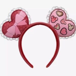 Loungefly Disney Minnie Mouse Valentine's Day Hearts Ears SOLD OUT in store